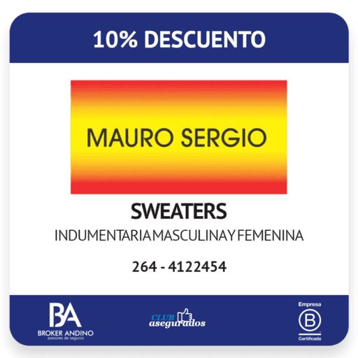 10% Descuento Mauro Sergio