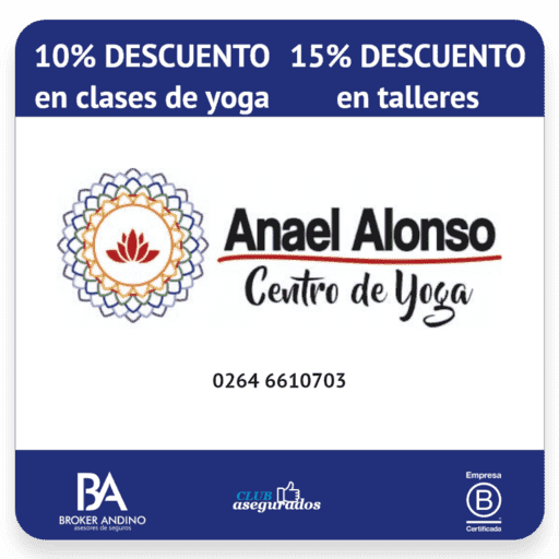 10% 15% Descuento Anael Alonso Centro de Yoga